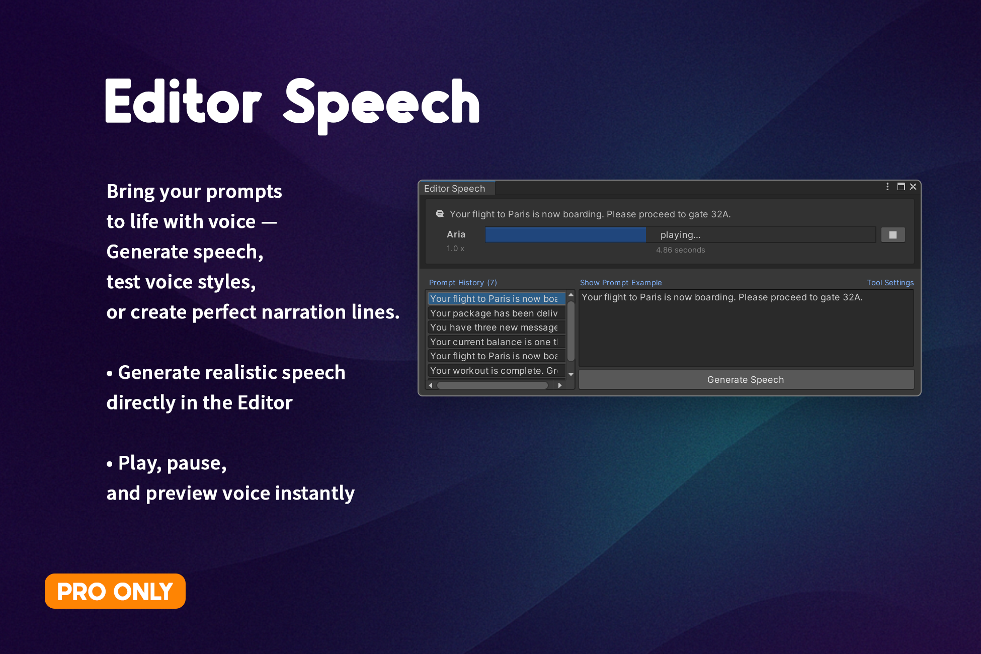 Editor Speech
